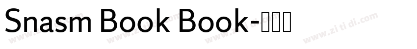 Snasm Book Book字体转换 Snasm Book Book字体转换